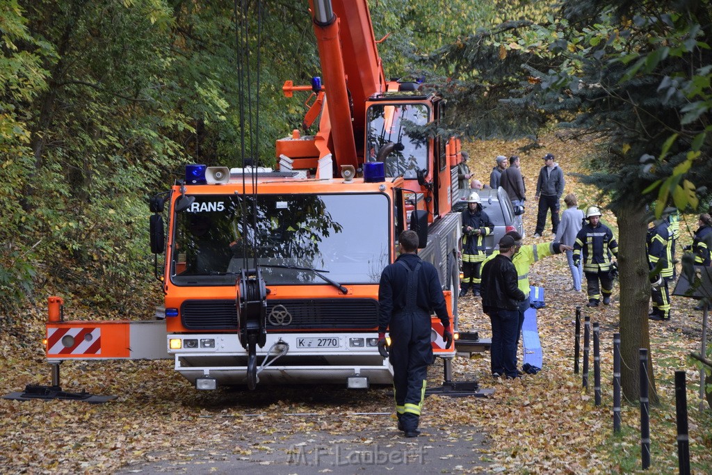 Einsatz BF Koeln PKW im See Koeln Esch P204.JPG - Miklos Laubert